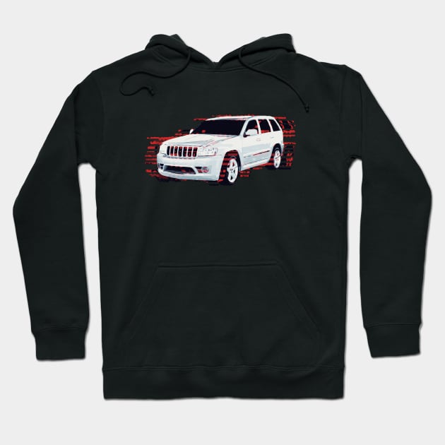 White WK1 Srt8 suv Srt8 Hoodie TeePublic